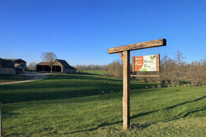 Le salon à la ferme - Foin culinaire, viande bio Bleu-Blanc-Coeur